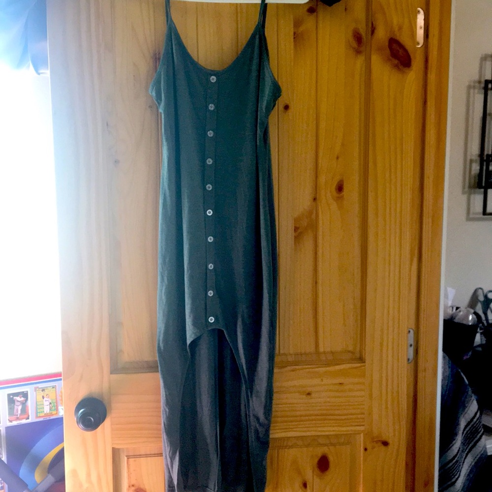 Green summer dress